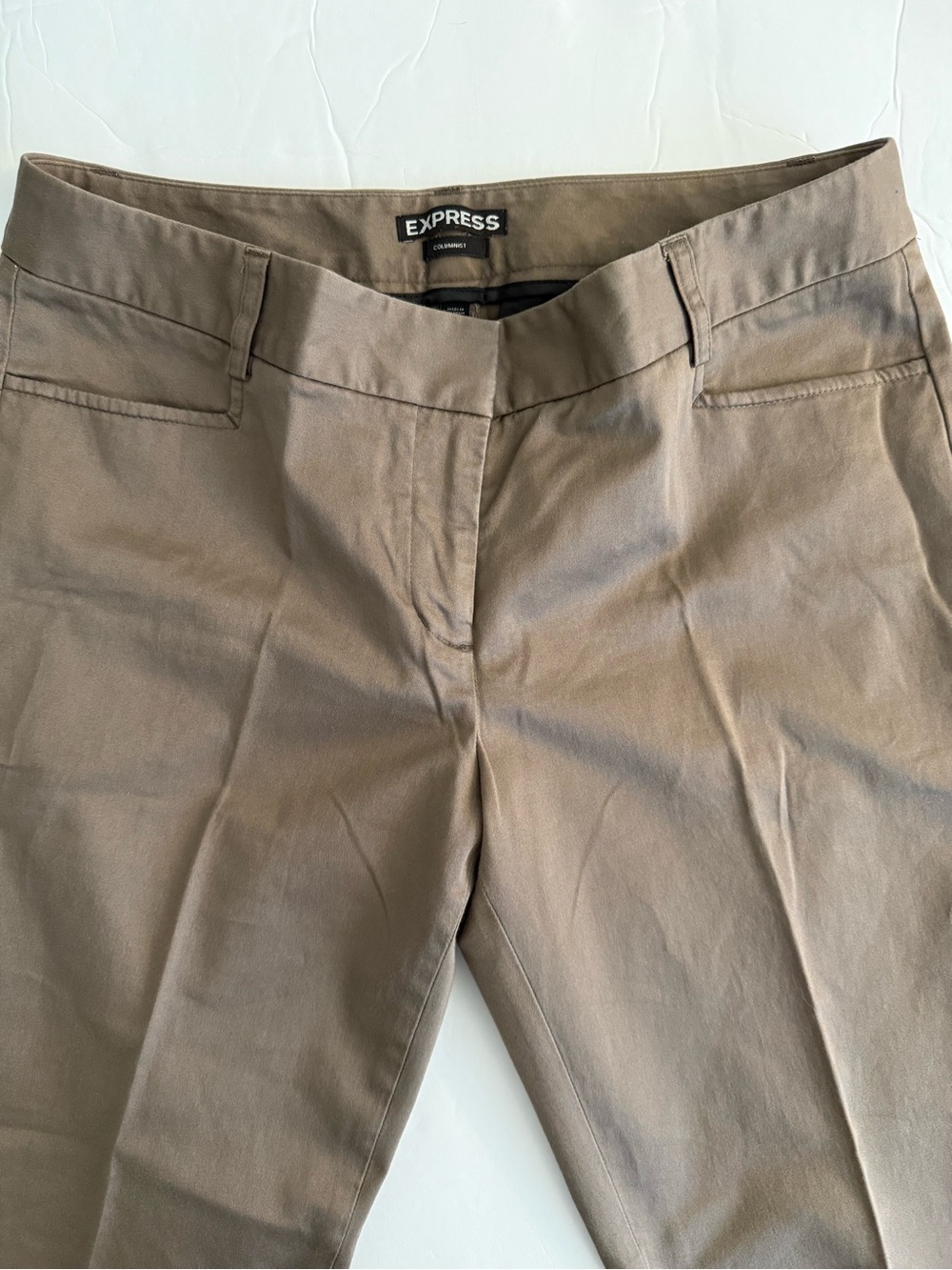 Express Columnist Brown Dress Capris - Picture 4 of 5